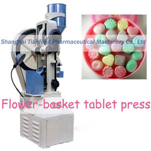 Mquina de prensado de cesta de flor de tabletas